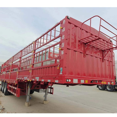Semi-trailer voor het transport van bulkgoederen zonder ABS-systeem
