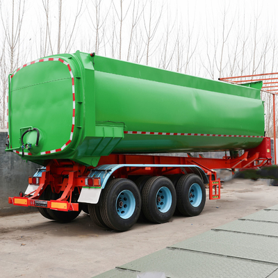 3/4 Assen 60-80 Tons Zware koppelaar / dumptruck Semi-trailer met 4-6L motorcapaciteit