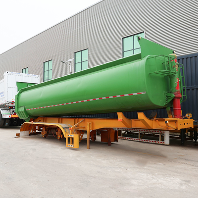 3/4 Assen 60-80 Tons Zware koppelaar / dumptruck Semi-trailer met 4-6L motorcapaciteit