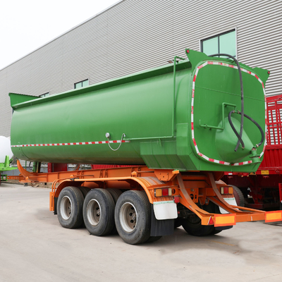 3/4 Assen 60-80 Tons Zware koppelaar / dumptruck Semi-trailer met 4-6L motorcapaciteit