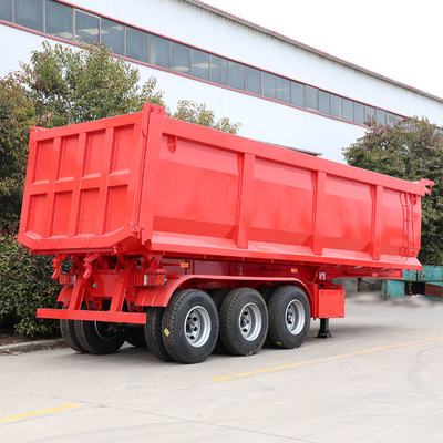 80tons 4axels Dump Semi Truck Trailer Tipper Trailer voor langeafstandsvervoer