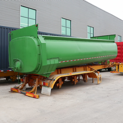 40-80 ton U-vorm dump tipper half vrachtwagen aanhanger voor het transport van zand steen steenkool binnen één