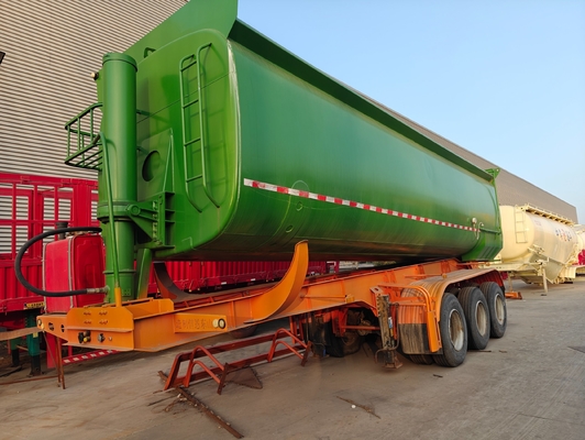 Semi-trailer met ISO-certificering voor banden voor 31-40 ton laadvermogen