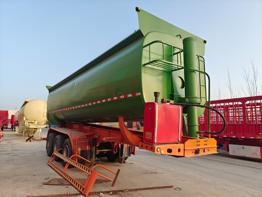 4-6L motorcapaciteit 6×4 aandrijflijn U-vormige achterste kantelbare dump aanhangwagen Halve aanhangwagen
