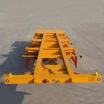 Aanpasbare Container 3 Assen 40FT Skeleton Semi Trailer met aangepast verzoek