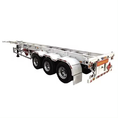 50 ton laadvermogen 40 FT skelet chassis halfrijtuig voor containervervoer