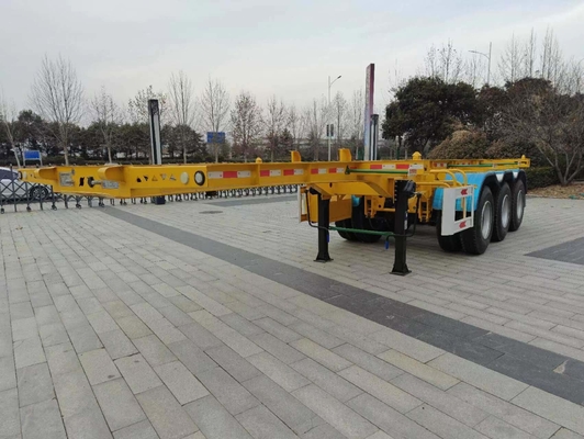 50 ton laadvermogen 40 FT skelet chassis halfrijtuig voor containervervoer