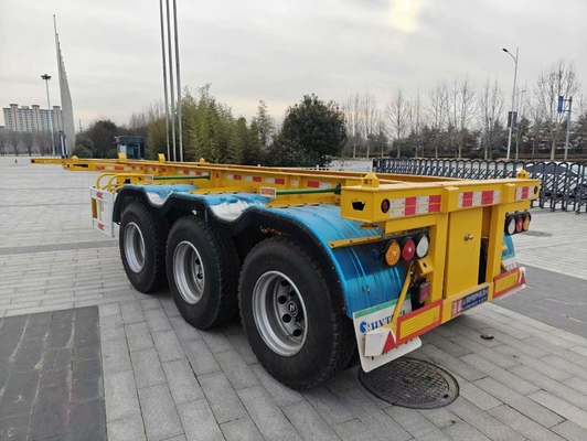 50 ton laadvermogen 40 FT skelet chassis halfrijtuig voor containervervoer