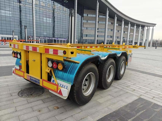 50 ton laadvermogen 40 FT skelet chassis halfrijtuig voor containervervoer
