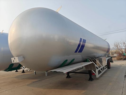 Loftspring Suspension LPG Tank Propan Gas Tanker Halve aanhanger 1,61MPa Ontwerpdruk