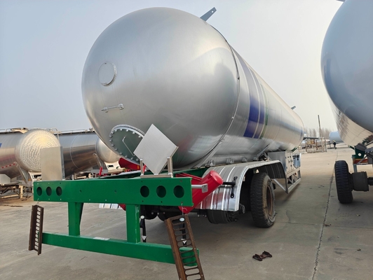 56cbm 57cbm 28 ton 29 ton LPG Propan gas wegtank Halve aanhanger voor 3 assen