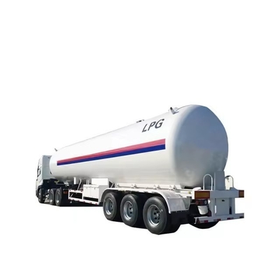56cbm 57cbm 28 ton 29 ton LPG Propan gas wegtank Halve aanhanger voor 3 assen
