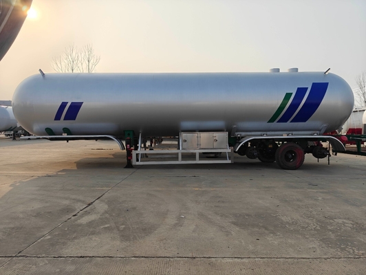 56cbm 57cbm 28 ton 29 ton LPG Propan gas wegtank Halve aanhanger voor 3 assen