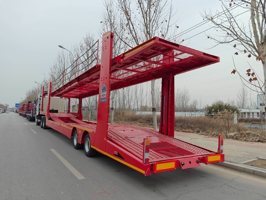 Zelfdumping 2/3-assen Transporttractor Trekkende halfrol met 6/8/10 wagencapaciteit