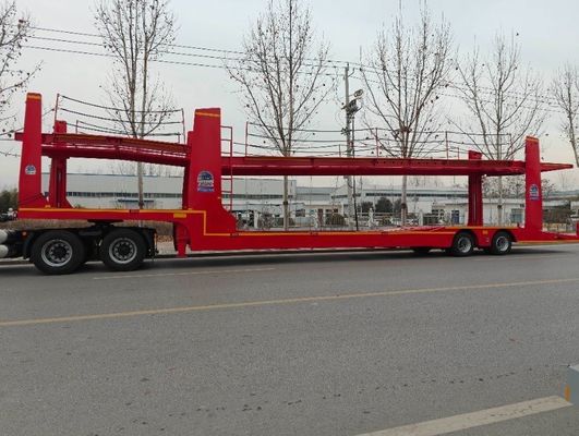 Vervoerder van autovoertuigen 2/3 Achsel Vervoerder van autovoertuigen Halve aanhangwagen met en 50T laadgewicht
