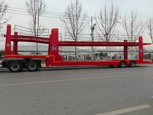2 assen auto drager aanhangwagen 8 auto transport half aanhangwagen voor op maat gemaakte eisen