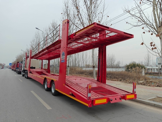 3 assen Car Carrier Truck Trailer Semi-trailer voor het vervoer van voertuigen met een laadgewicht van 50 ton