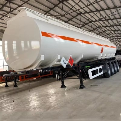Staalmateriaal 3 assen Aluminium Truck Trailer Semi Trailer Olie Transport Fuel Tanker