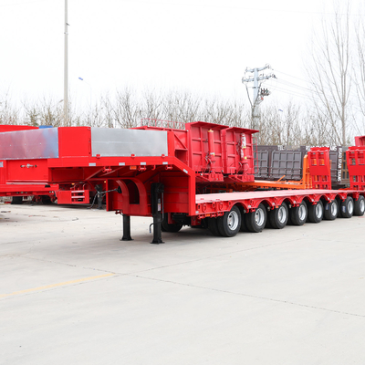 40t 50t 60t 100t Gooseneck Lowboy Low Bed Semi-trailer Afmetingen Lowbed Truck Trailer