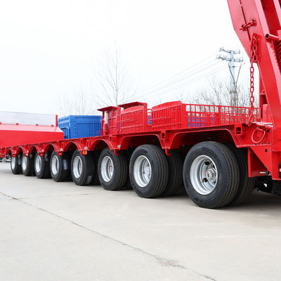 50-60 ton Gooseneck Lowboy Semi Truck Trailer met 003 Tread 2240mm en 3-4 Assen