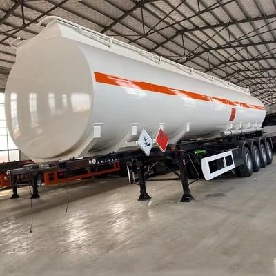 45m3 brandstoftanktruck Halve aanhangwagen met API luchtgeactiveerde klep en ISO9001-certificering