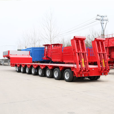13000x2500-3000x1650mm laagbed vrachtwagen halve aanhangwagen voor het vervoer van zwaar materieel