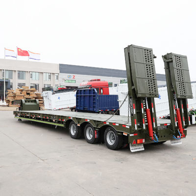 Semi-trailer lowboy voor tractoren en zijladers Reefer container Heavy Duty Grade