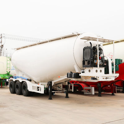 Klasse zwaar werk 2 3 4 Assenpoeder voor het transport van bulkcement Tanker Fly Ash Semi-trailer