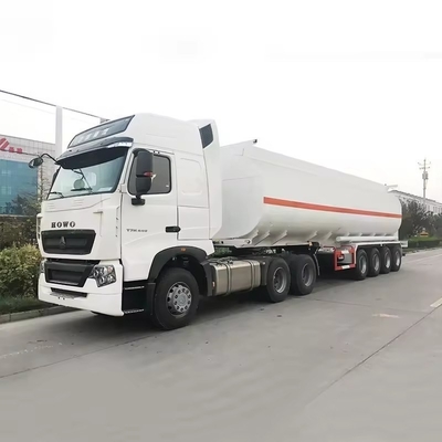 API Air-operated Valve Heavy Duty 50000 liter 3-assige olietank Transport Halve trailer