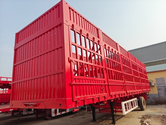 3 as 60 80 ton hek vee vee vee vee goederen transport hek halve aanhangwagen