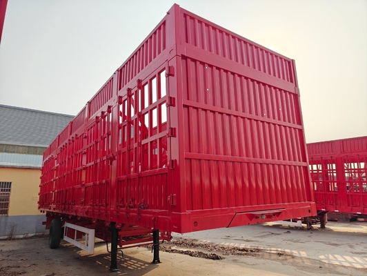 2/3/4 Assen Commercieel hek Dieren vee Semi-trailer Geen ABS anti-blokkering rem