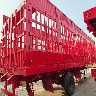 3 assen hek veehalve trailer met standaarden constructie en prestaties