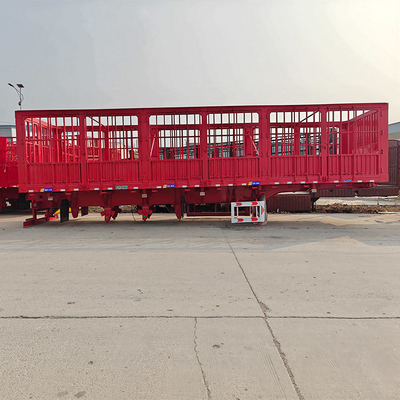 3 assen hek veehalve trailer met standaarden constructie en prestaties