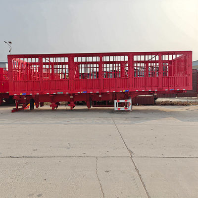 Vervoer van dierenlast met een half-aanhangwagen op een platte stoel en zonder ABS-remverstoring