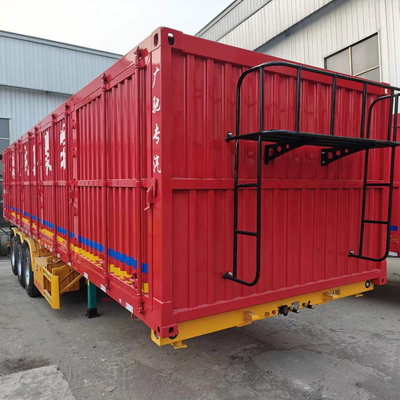 003 3 Assen 30cbm 50tons hek vrachtwagen aanhangwagen voor het vervoer van vee