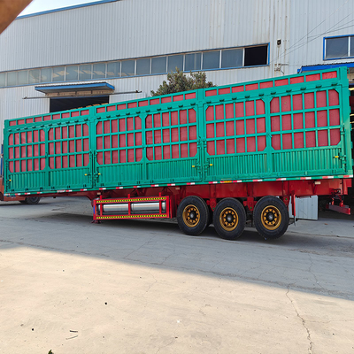 Flatbed High Side Semi-Trailer met 13000*2500*3250mm Heavy Duty Fence Cargo Capacity