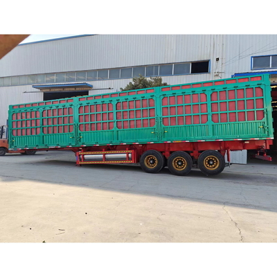 40 ton 3 as blad veer ophanging vee transport hek vracht halve aanhangwagen