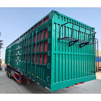 Semi-trailer voor het transport van bulkgoederen zonder ABS-systeem