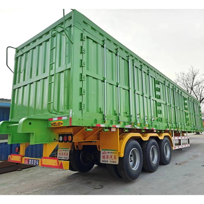 Semi-trailer voor het transport van bulkgoederen zonder ABS-systeem