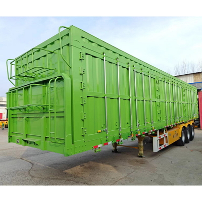 2&quot; of 3&quot; Kingpin Fence Stake Bulk Cargo Semi-trailer Dumping Truck met dubbelmuntenbanden