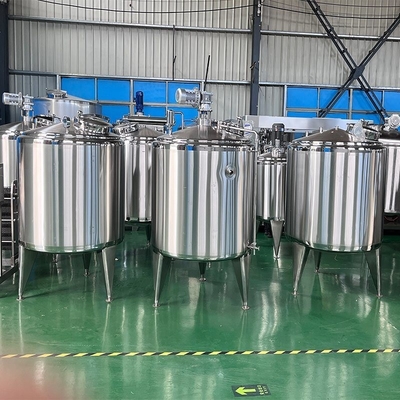 Roestvrijstalen dubbellaagse vermengingstoel in een high-shear-mixer