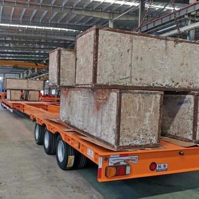 12 banden zwaar voertuig aangepast multifunctie 40FT 3 4 as Lowboy Lowbed Semi-trailer